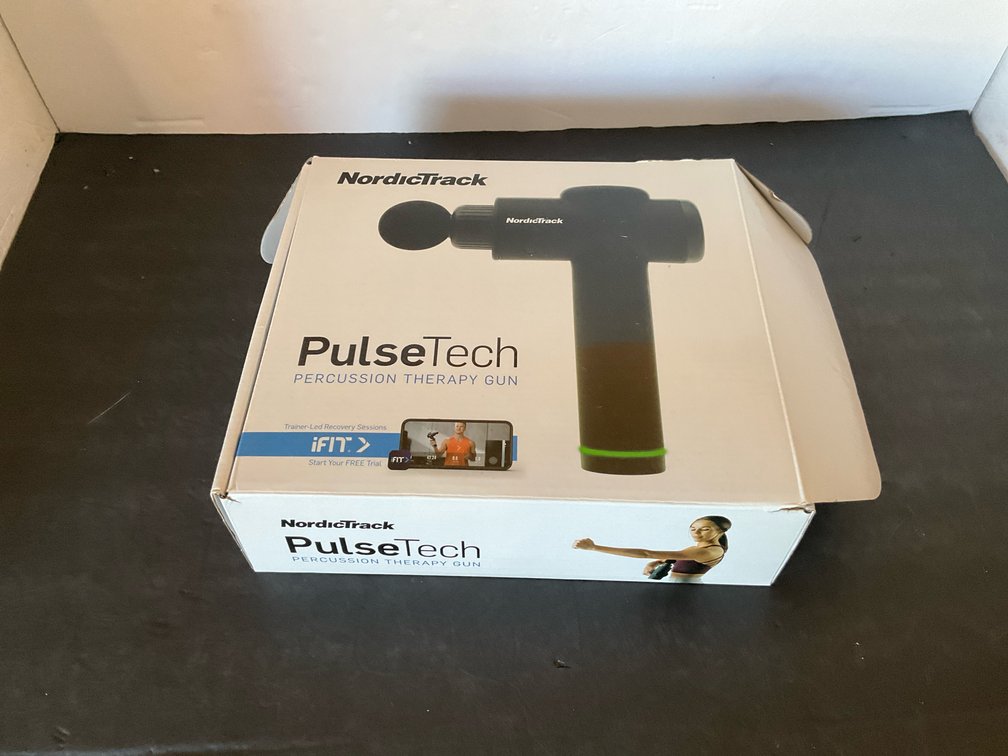 NordicTrack PulseTech percussion therapy gun - Living Room