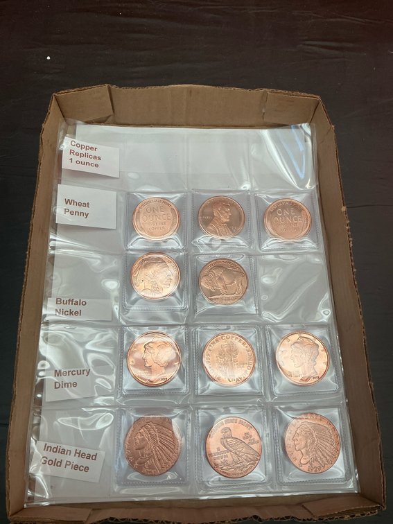 Golden State Mint replica copper rounds