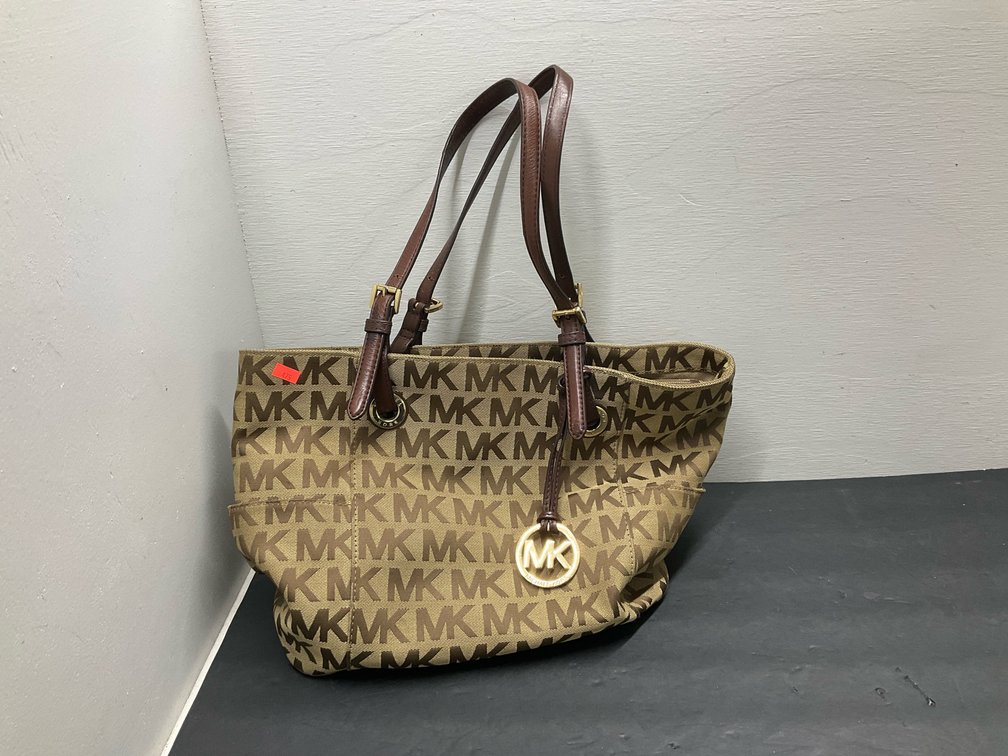 Michael Kors monogram jacquard tote bag