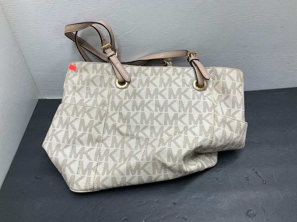 Michael Kors coated canvas monogram tote bag