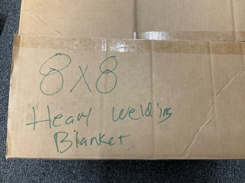 Woven fiberglass welding blanket 8 x 8