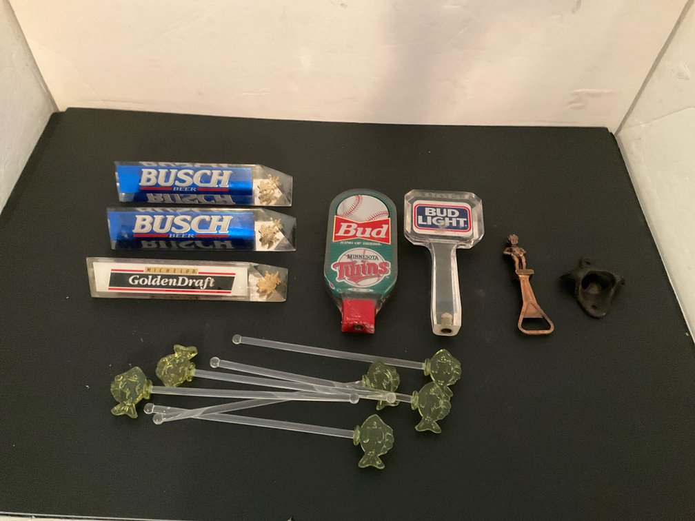 Beer tap handles, tap inserts & bottle openers - Basement Living & Bar Area