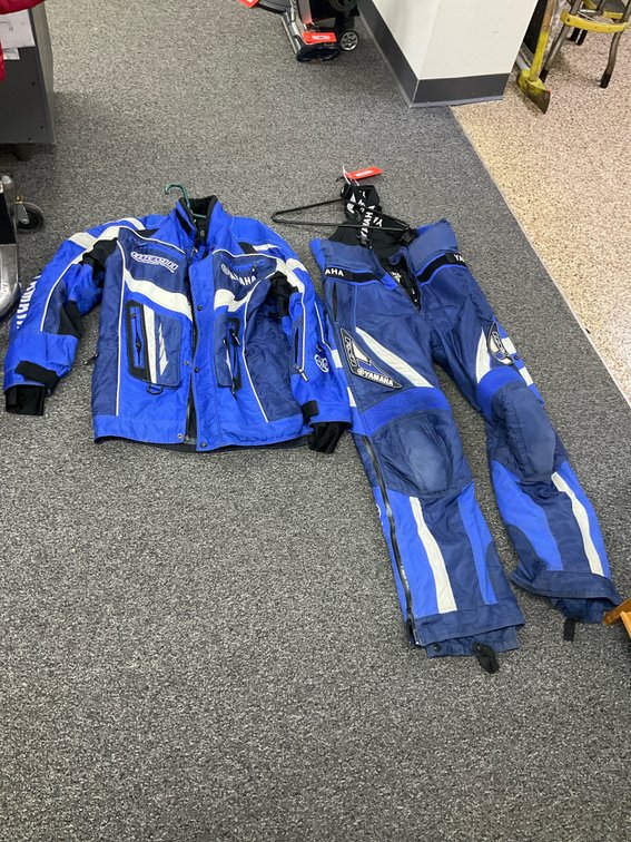 Yamaha & FXR snowmobile jacket and bib pants set