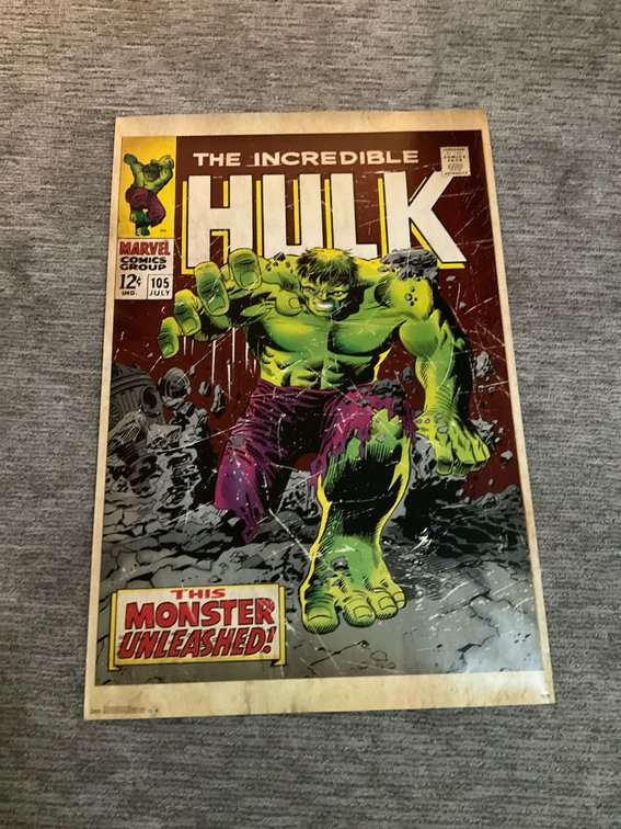 Trends International Marvel The Incredible Hulk #105 poster - Basement Living & Bar Area