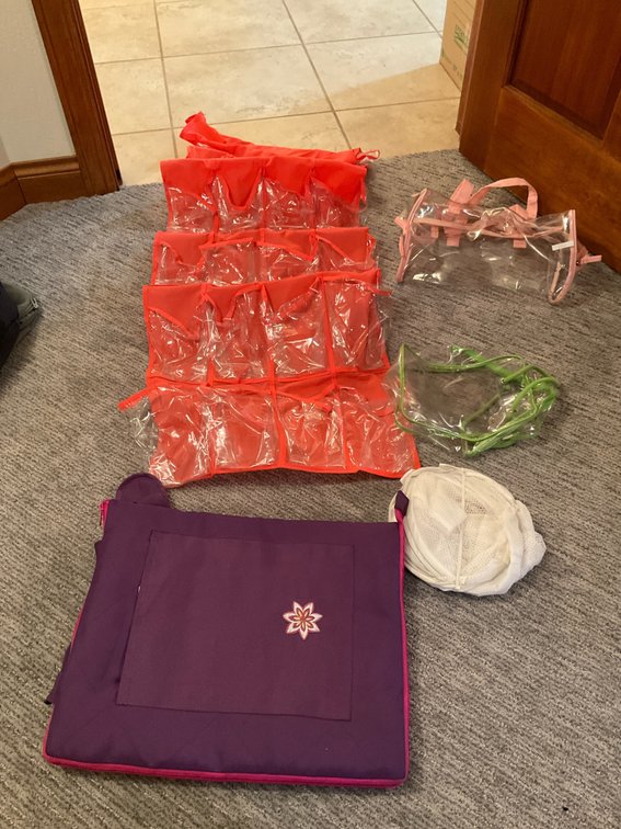 Storage organizers, bags & clothes hangers - Basement Bedroom