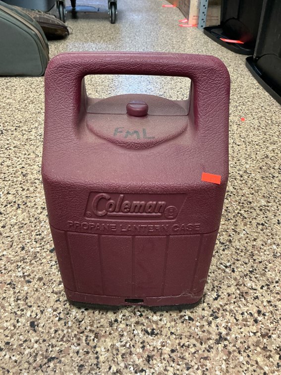 Coleman lantern with electronic ignition & case