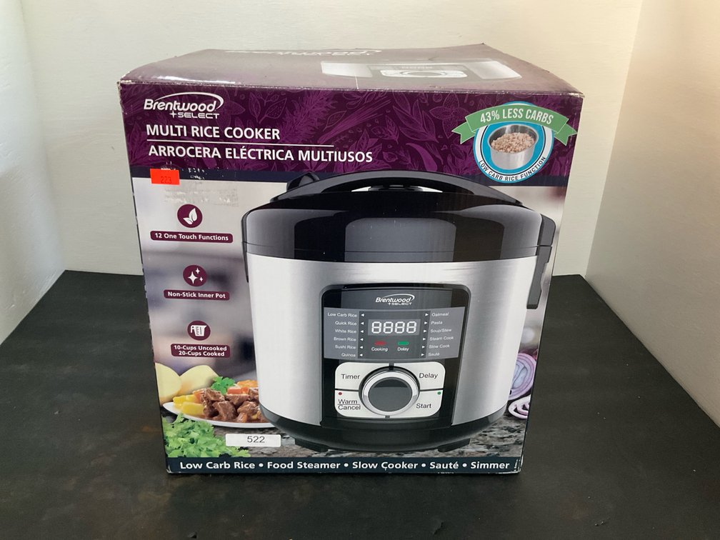 Brentwood Select 5.2 qt multi rice cooker