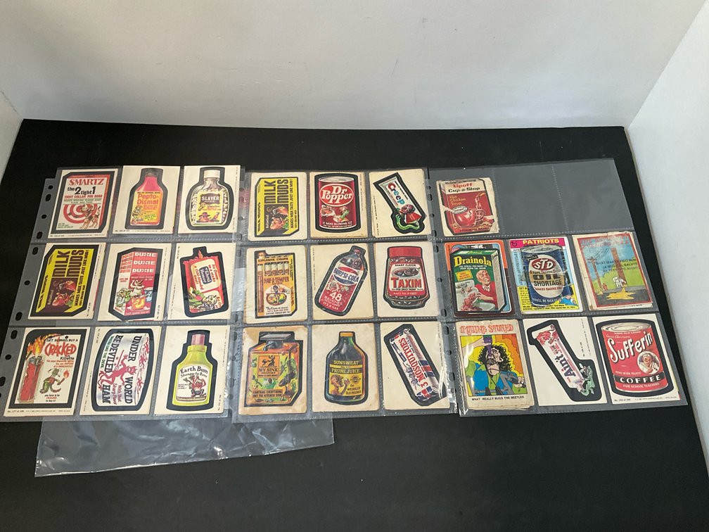 Topps Wacky Packages sticker trading cards