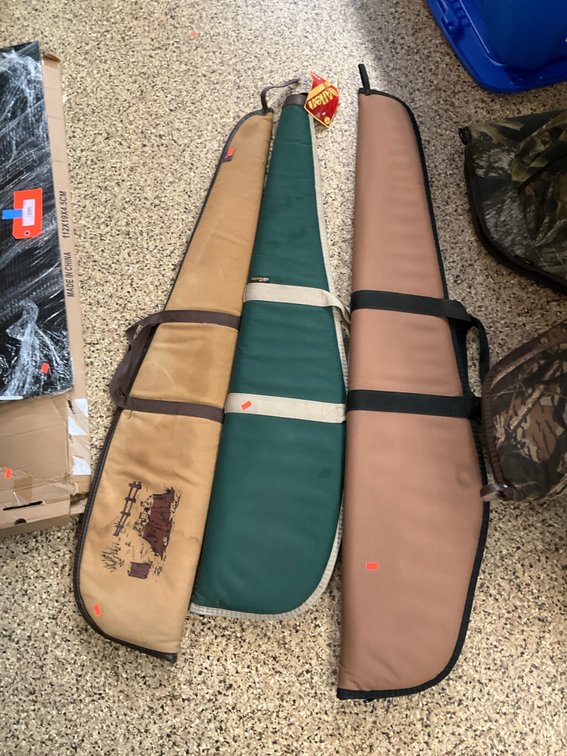 3 zippered padded soft long gun cases