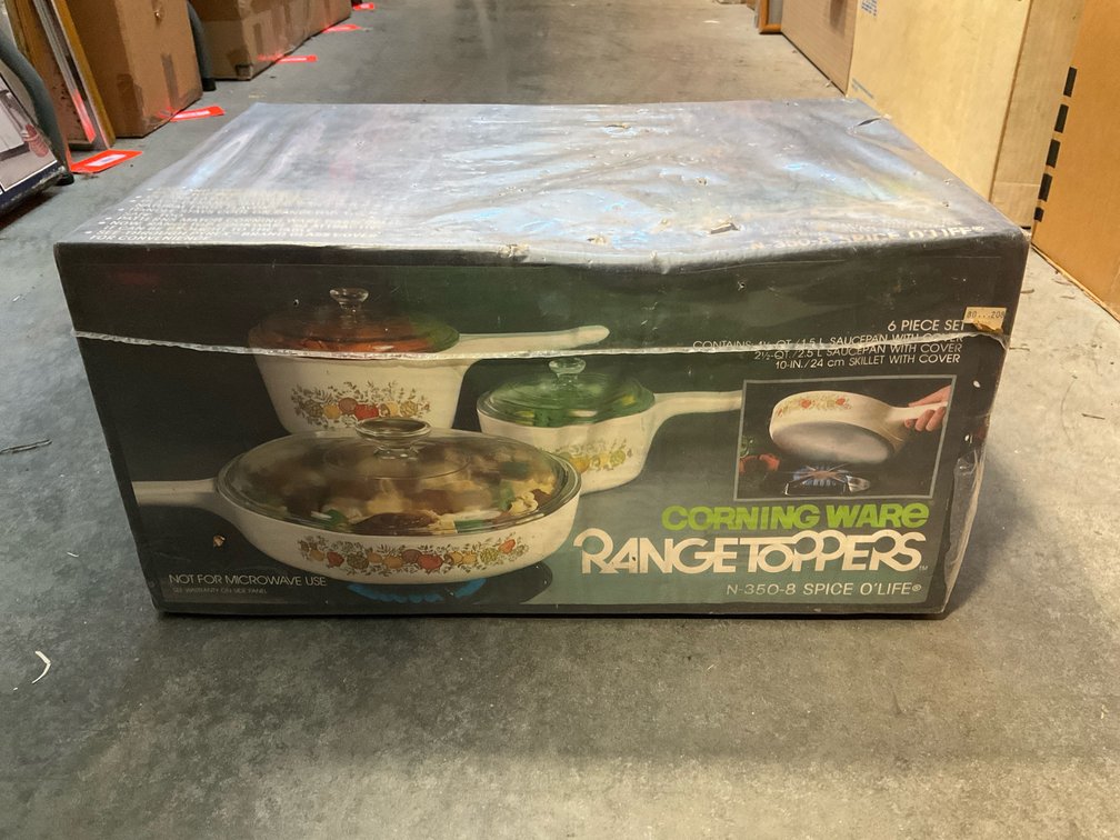 Corning Ware Spice O' Life Range Toppers 6-piece set