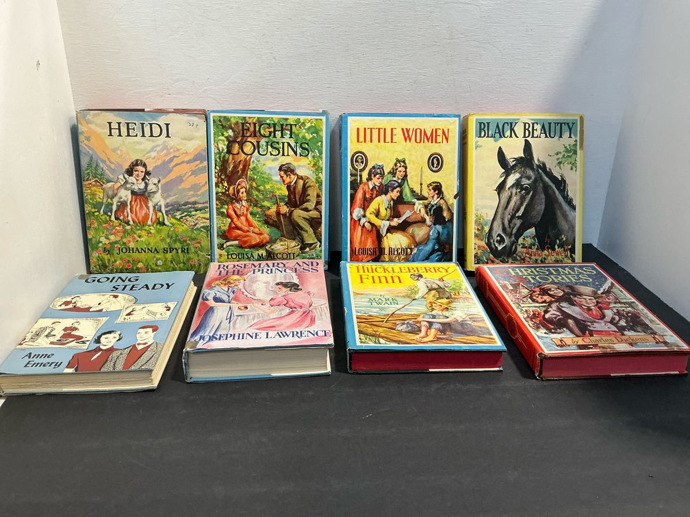 Childrens hardcover books including Whitman Classics