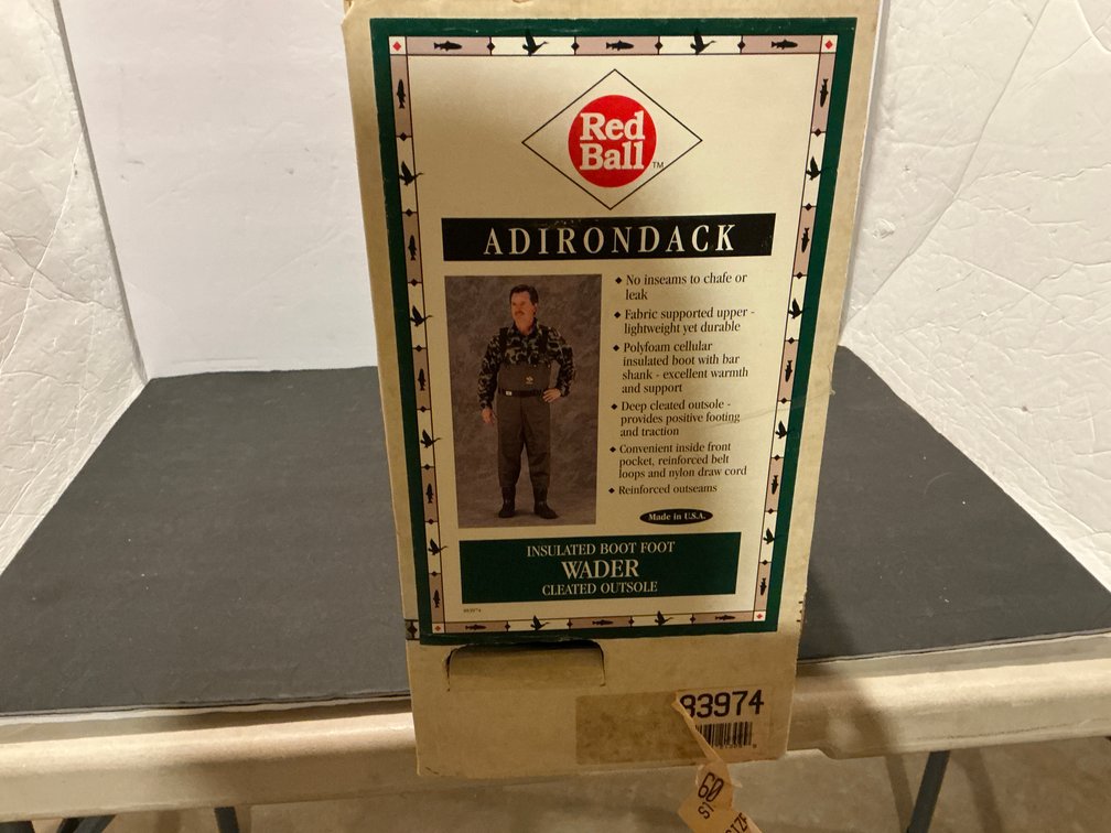 Red Ball Adirondack insulated boot foot waders size 9 - Basement