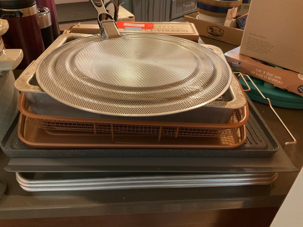 Assorted bakeware, baking sheets & roasting pan - Kitchen Main Level