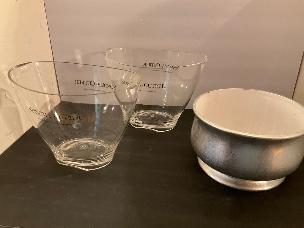 Grouping of ice buckets & wine chillers - Kitchen Main Level