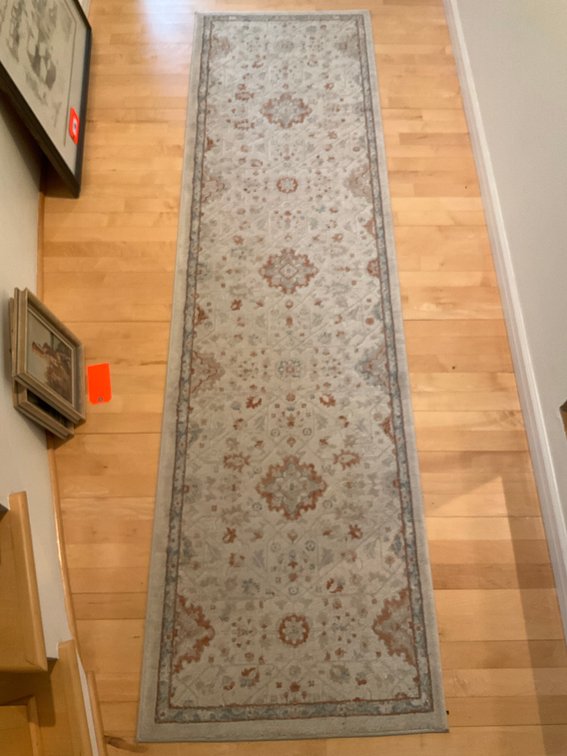 Traditional floral area rug & runner - Formal Dining Room Main Level