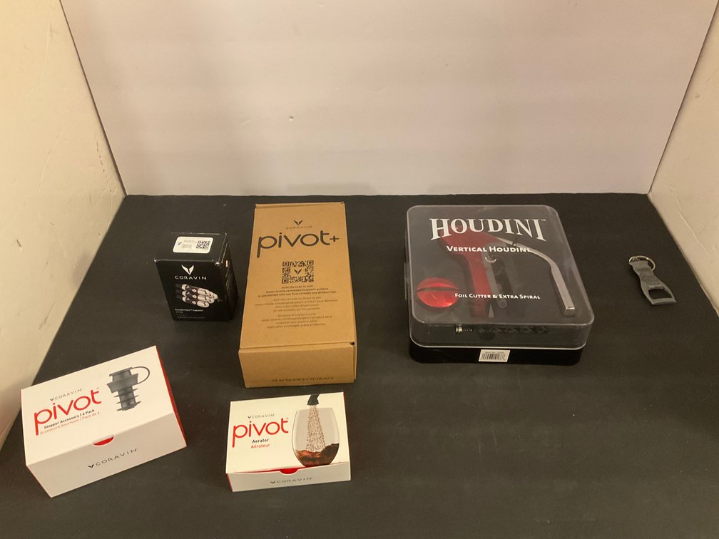 Coravin Pivot+ wine preservation system & Houdini corkscrew - Kitchen Main Level