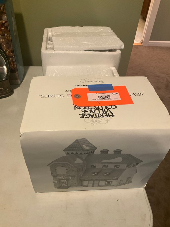 Department 56 Heritage Village hand painted villages - Upstairs Bedrooms Upper Level