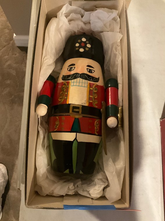 Painted wood soldier nutcracker nesting dolls - Upstairs Bedroom Upper Level