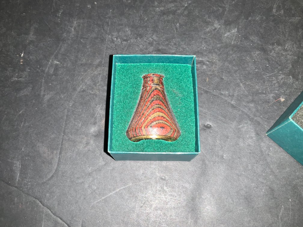 Wood miniature kaleidoscope with box 2.5 inches long - Living Room Main Level
