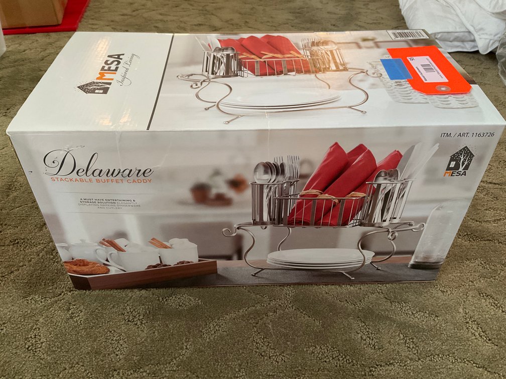 Mesa Delaware stackable buffet caddy - Living Room Main Level