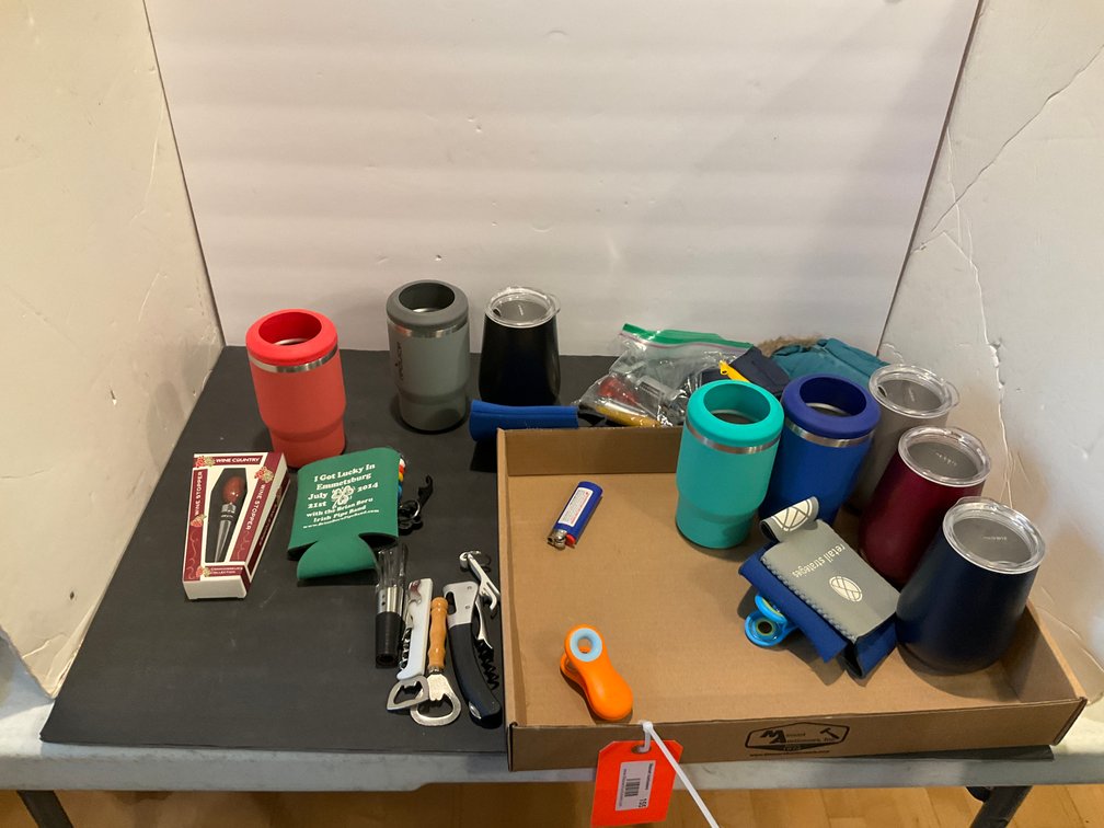 Grouping of insulated drinkware & bar accessories - Kitchen Main Level