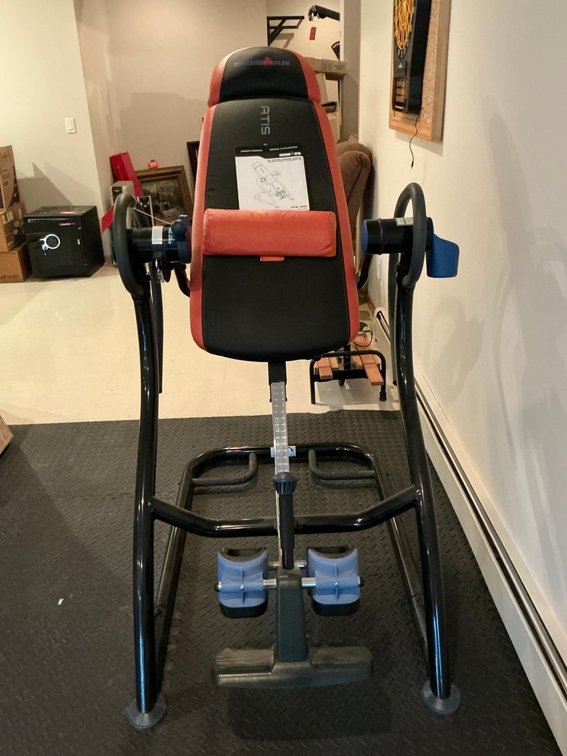 Ironman ATIS 4000 inversion table with manual - Basement