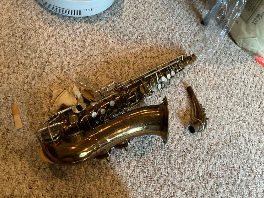 Martin Handcraft Imperial saxophone with case & accessories - Basement