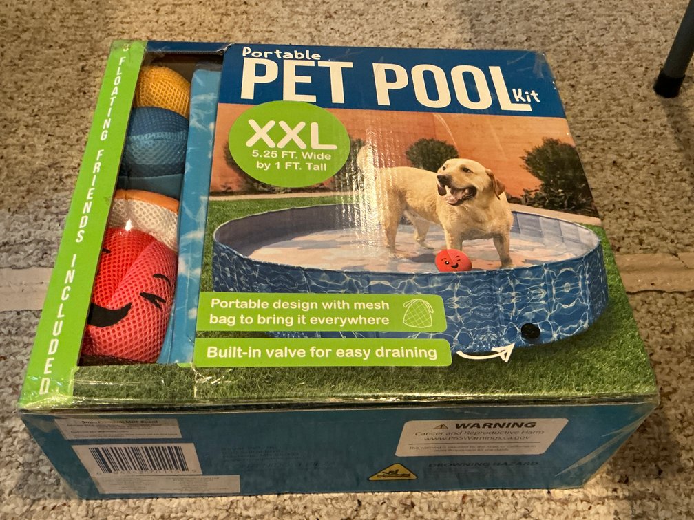 Companion Gear XXL portable pet pool, 63 x 12 in - Basement