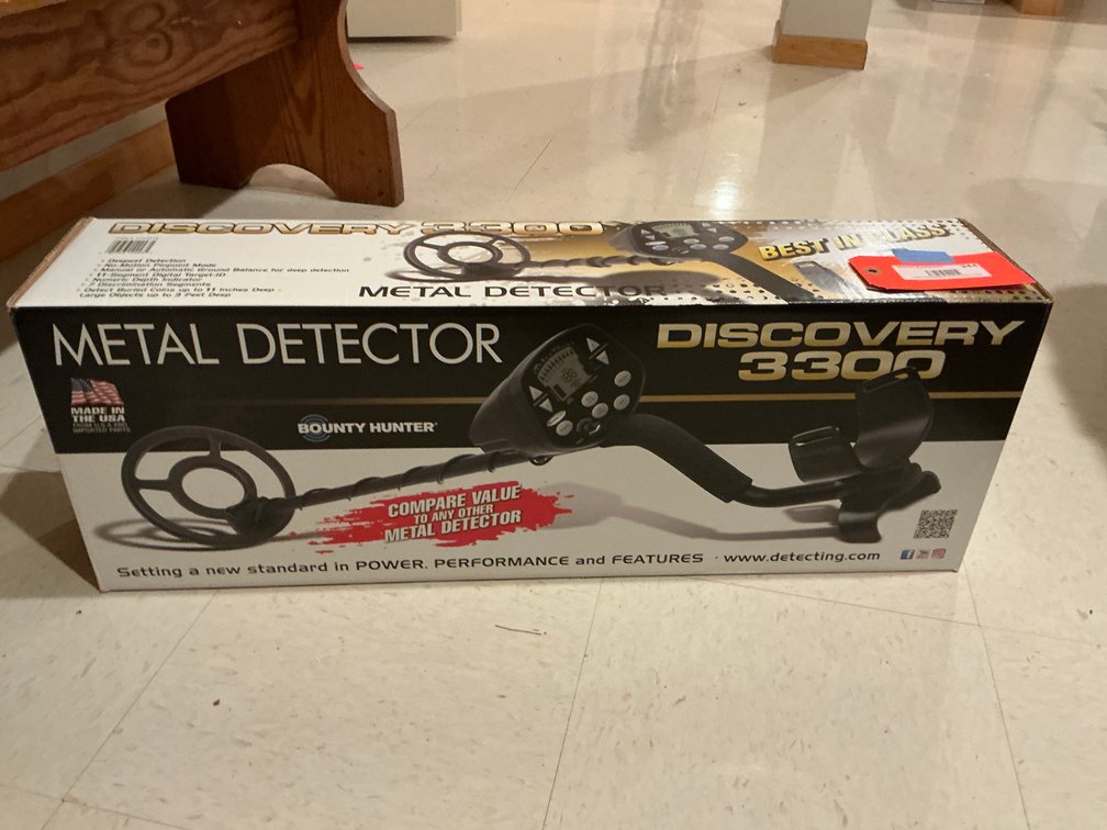Bounty Hunter Discovery 3300 metal detector - Basement