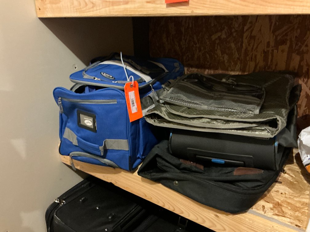 Grouping of assorted luggage & travel bags - Basement