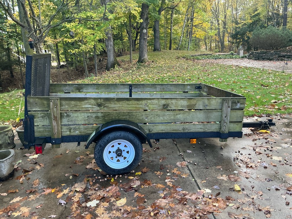 Big Max single-axle utility trailer with ramp gate - Outside