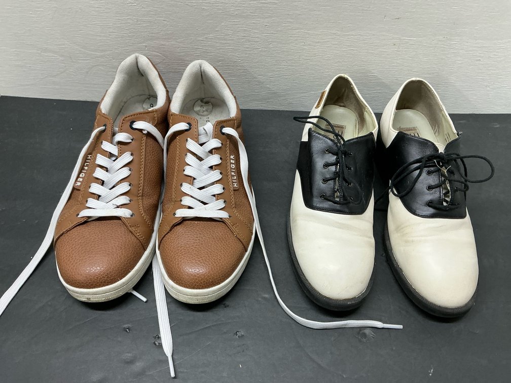 2 pairs of shoes including sneakers & saddle shoes