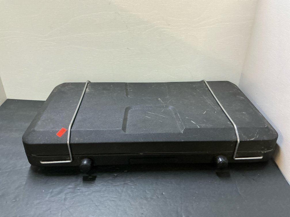 Brinkmann 2-burner propane camp stove with hard case
