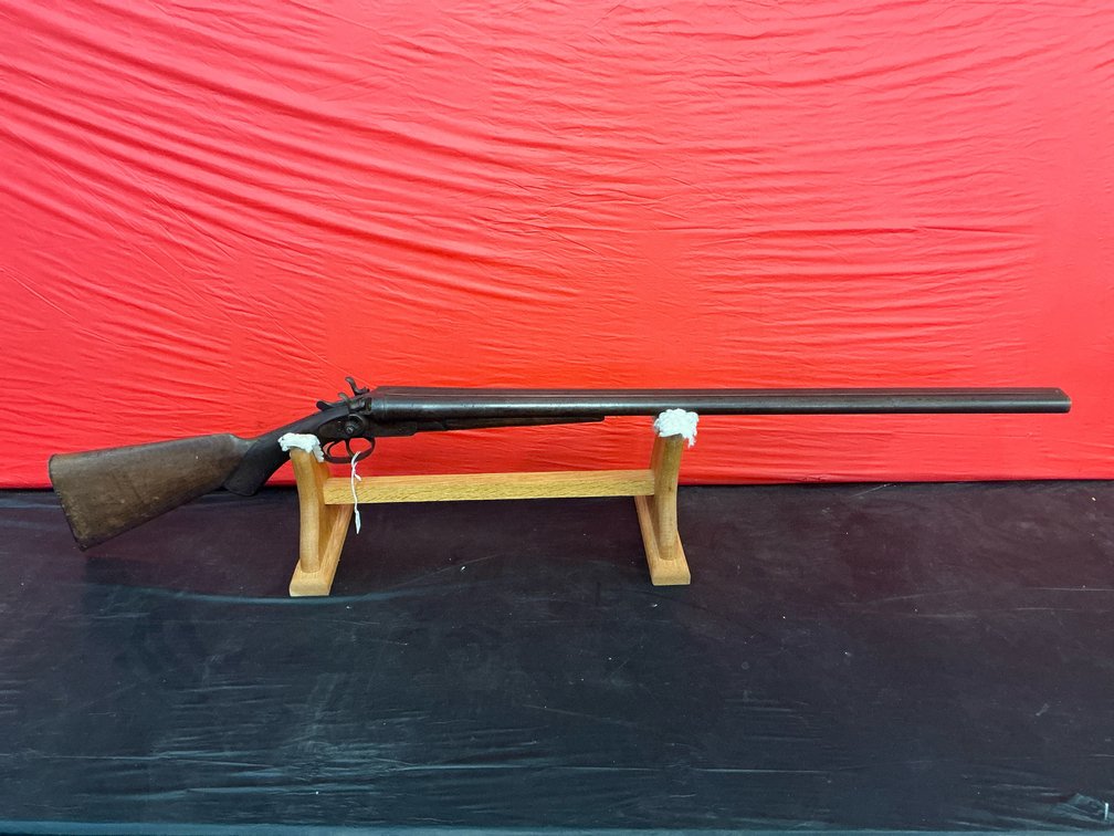 Pritz Laff Model 414 12 gauge double barrel shotgun S/N NO # present