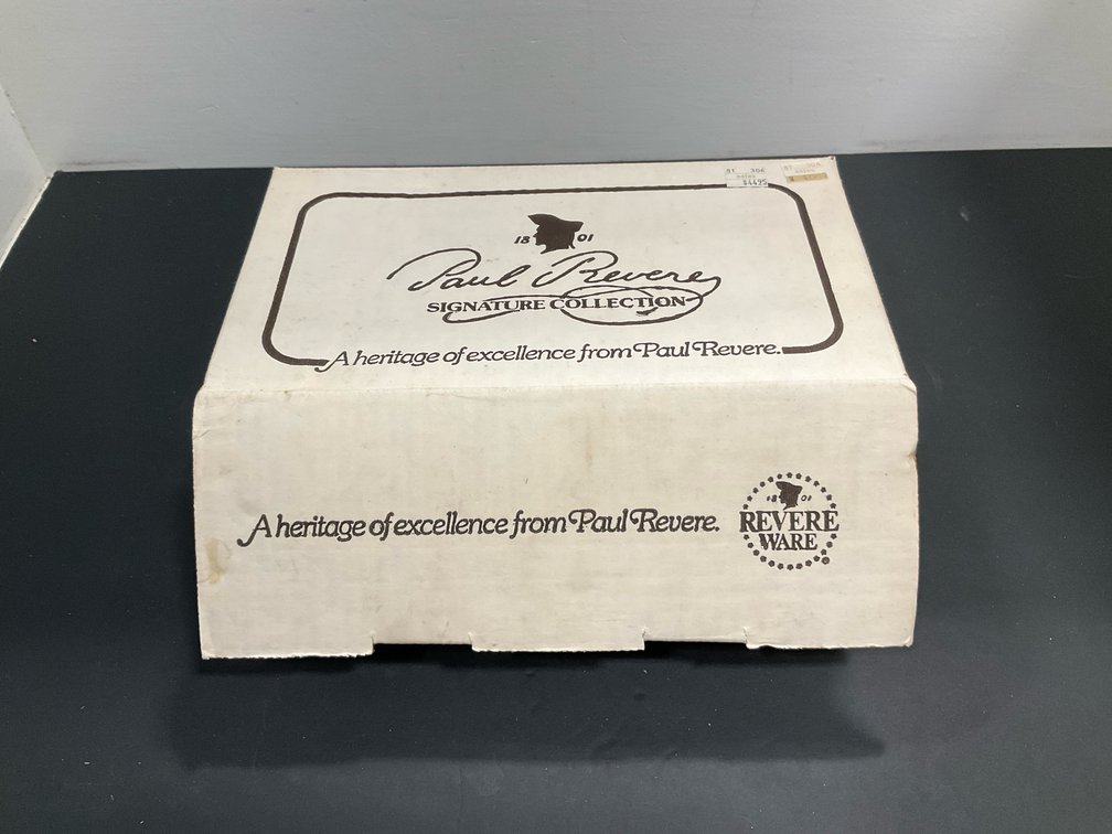 Paul Revere Signature 1 qt copper covered saucepan
