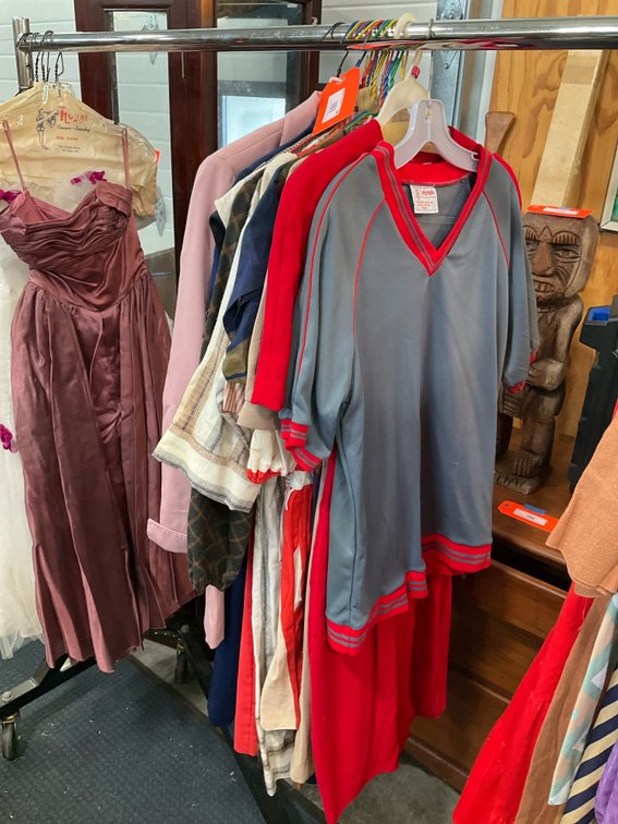 Grouping of women's dresses & garments