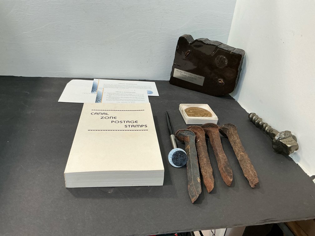 Panama Railroad spikes & Canal Zone collectibles