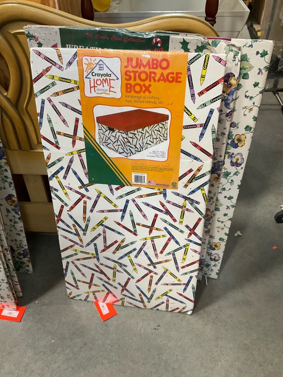 Crayola Whitmor jumbo storage boxes 26 x 16 x 11 in