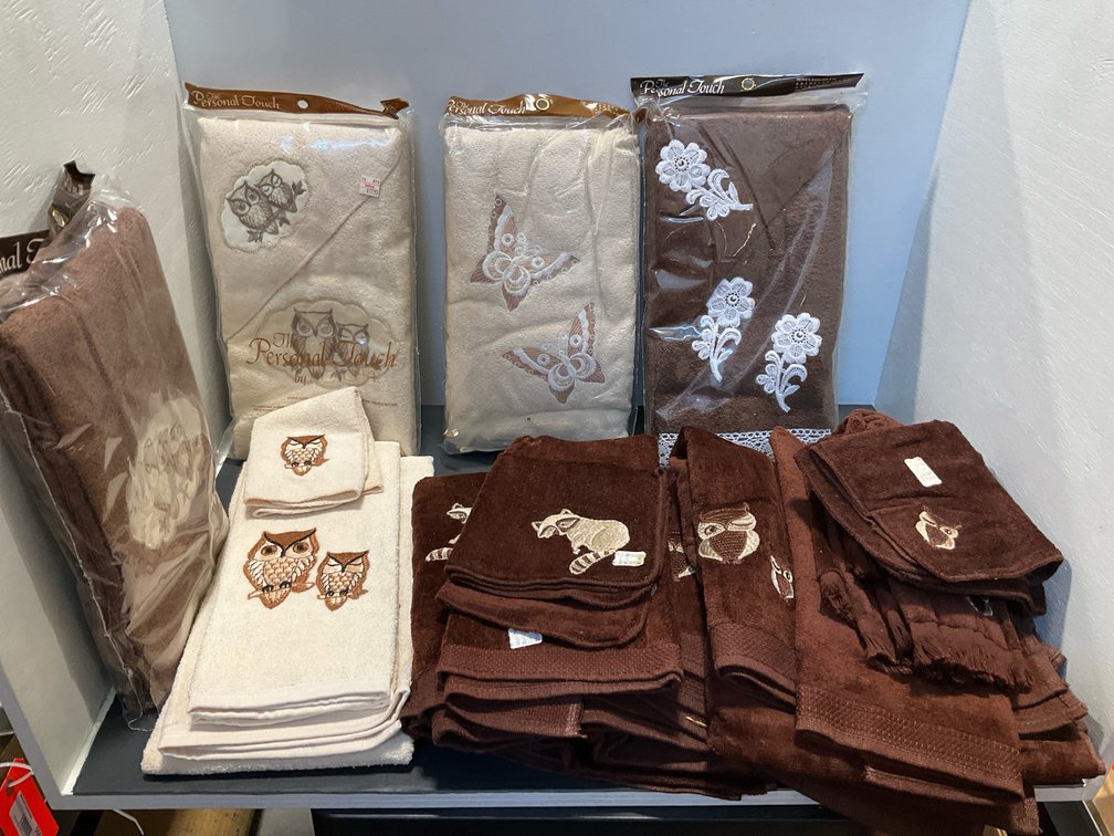 The Personal Touch embroidered towel grouping