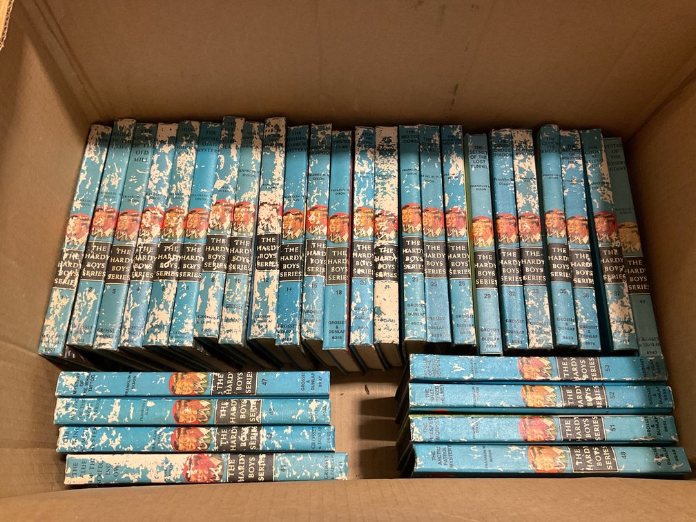 Grosset & Dunlap Hardy Boys hardcover books