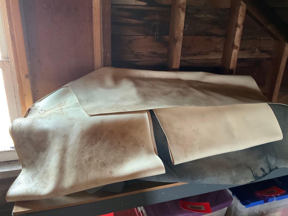 Vinyl & leather fabric rolls-Attic 