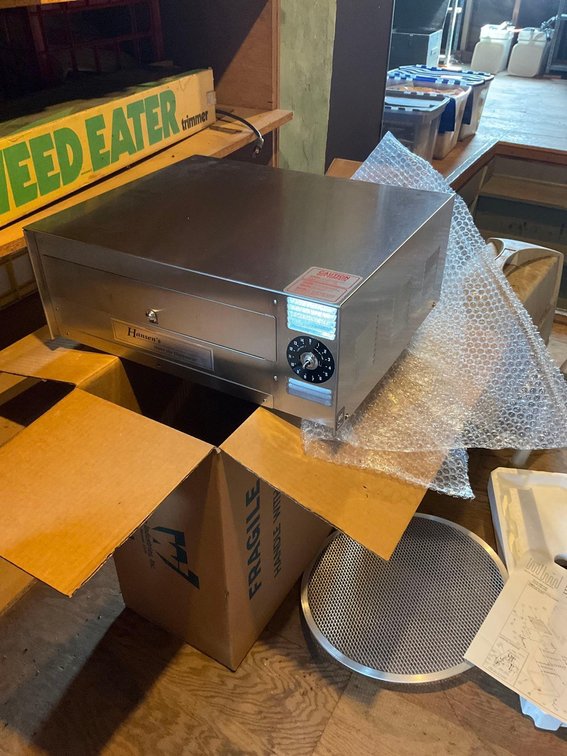 Hansen’s pizza oven-Attic 