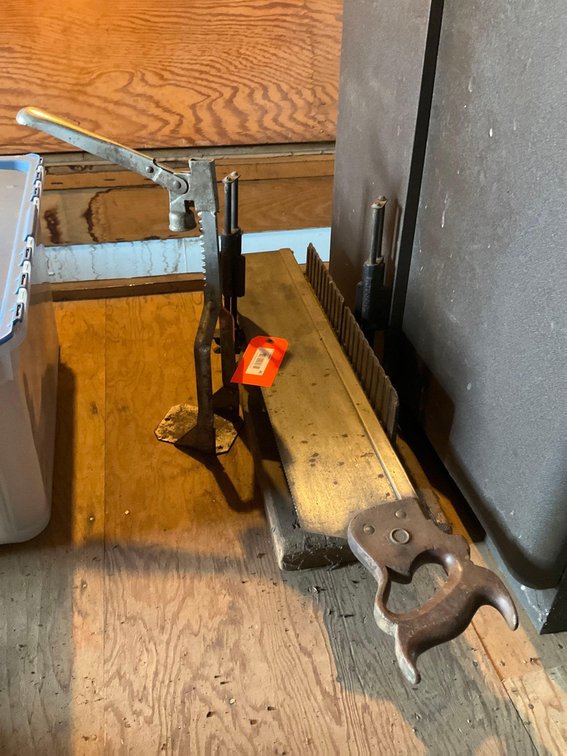 Miter saw & bottle capper-Attic