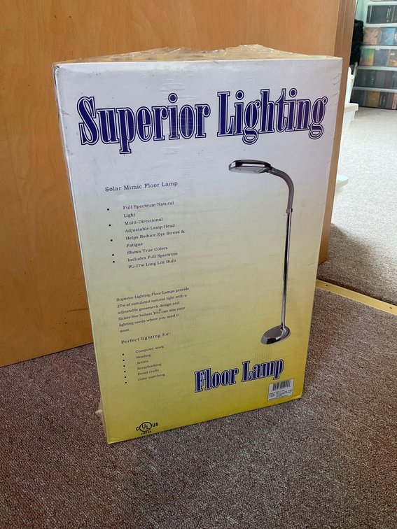 Superior lighting floor lamp-Upstairs