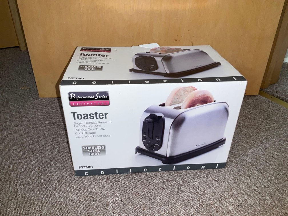 New 2 hole toaster-Upstairs