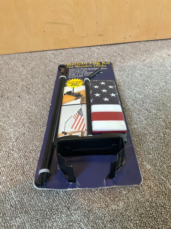 American flag kit for wood decks-Upstairs
