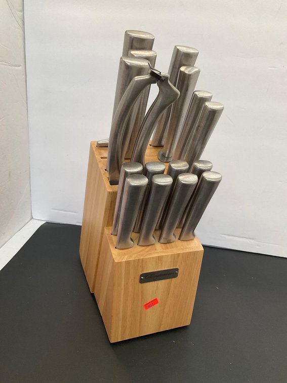 Culinary obsession knife set with block 