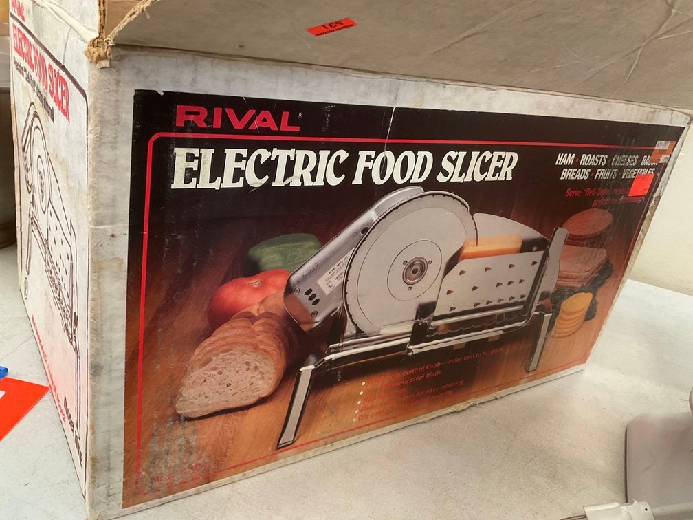 Rival electric food slicer 