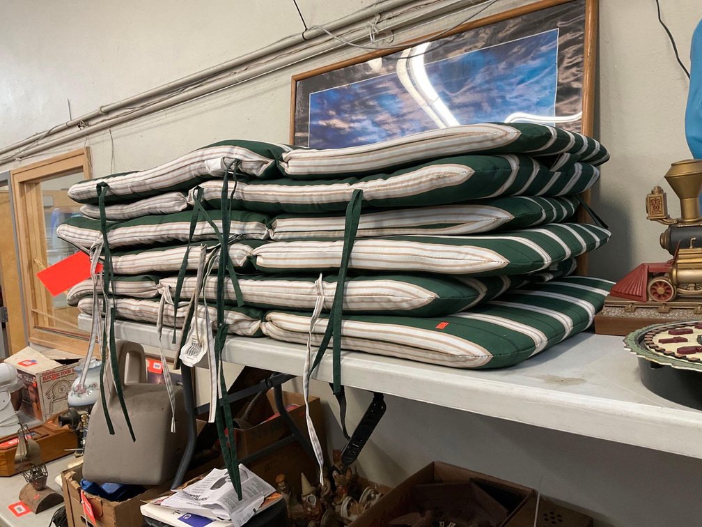 6 chair cushions 