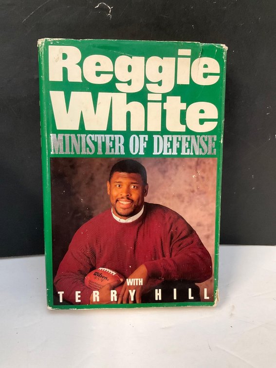 Signed Reggie White book 